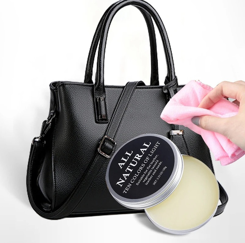 1pc 50g Mink Oil Leather Care Cream – Conditioner & Restorer for Shoes & Bags