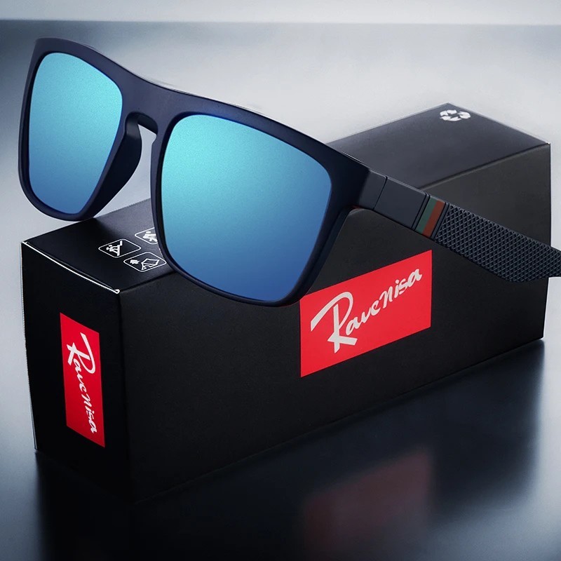 Fashion Square Vintage Polarized Sunglasses Men Women Retro Driving Fishing Sun