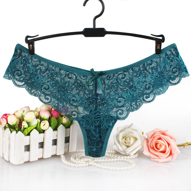 6 Packs Lot Womens Sexy Lace Panties Thongs G-String Briefs Lingeries Underwear