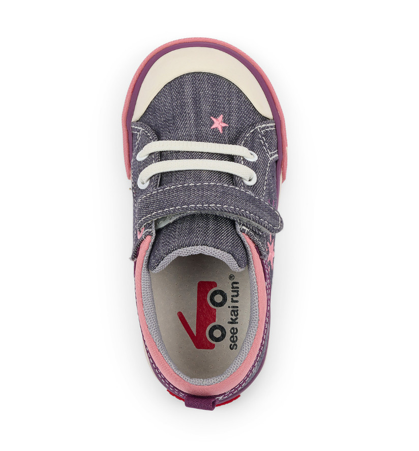 See Kai Run Kristin Gray Denim/Stars – NEW