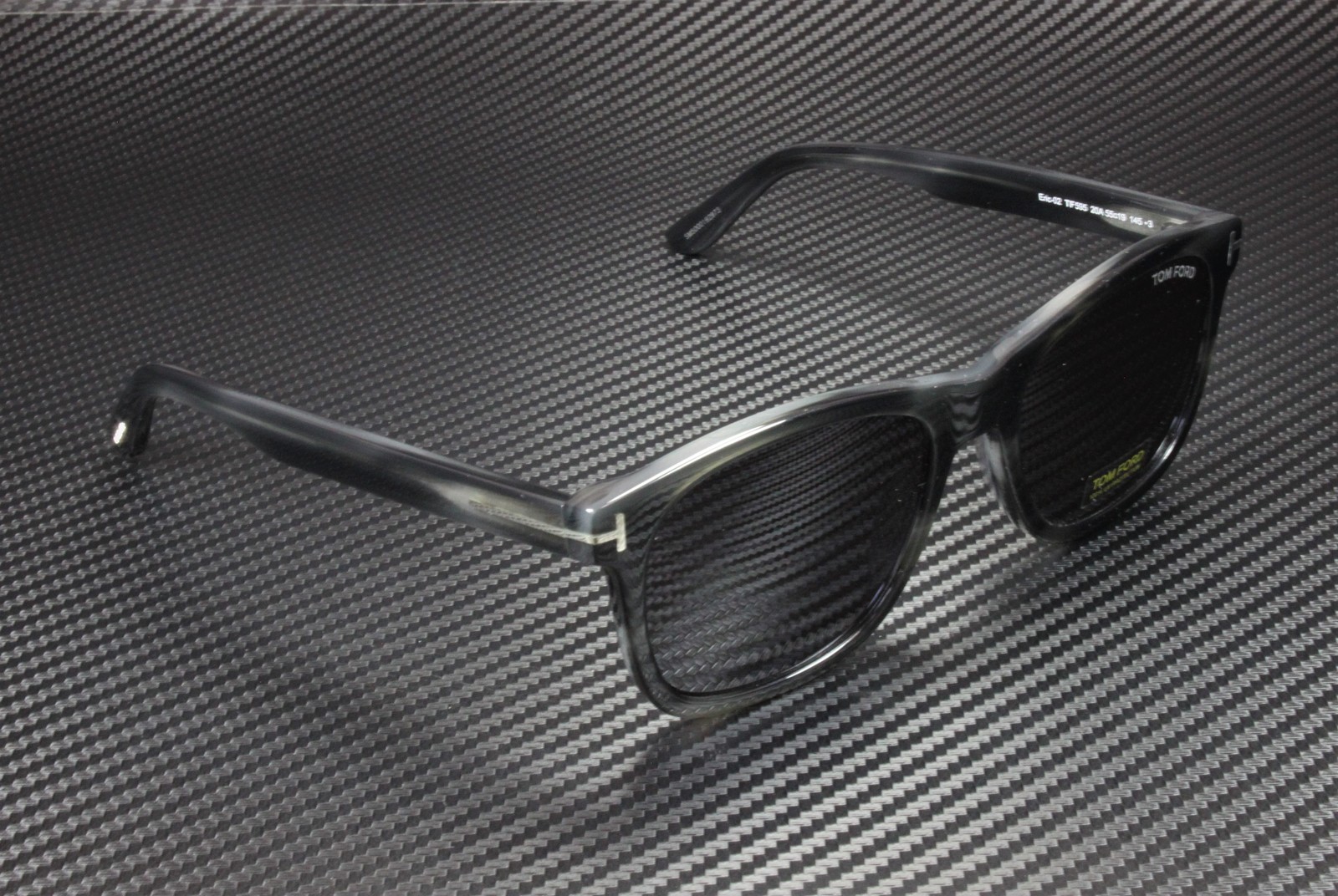 Tom Ford Eric-02 FT0595 20A Grey Smoke 55 mm Men’s Sunglasses