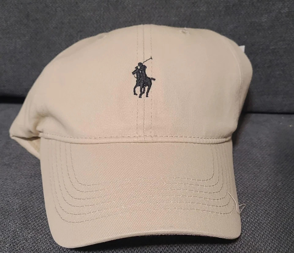 PoloRalphLauren Men’s Baseball Cap Adjustable Chino Cotton Hat NWT Multi-Color
