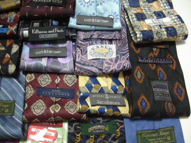 50+ Men’s DESIGNER Wholesale Silk Neck Ties Neckties Lot of Stripe Paisley Craft