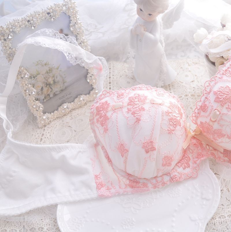 38C 38D 40C 40D Bra Set Women Gathering Sexy Underwear Panties 32C 34C 36C Bra