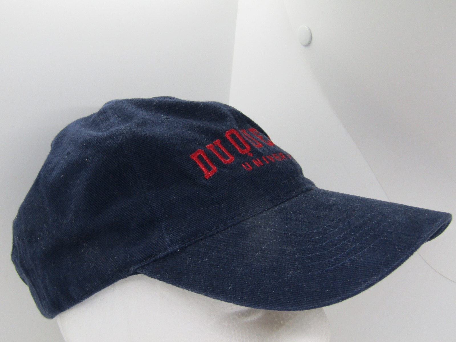 Yikes, 100% Cotton Embroidered “Duquesne University” Adjustable Ball Cap.