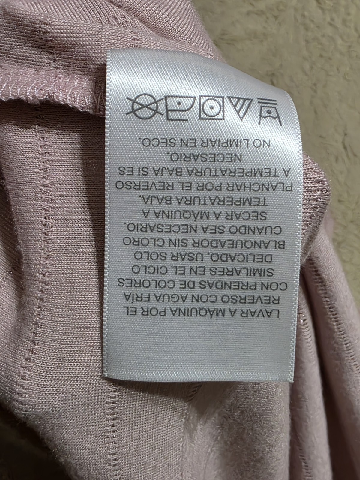 Ellen Tracy Women’s Pink Striped Metallic Short Sleeve T-Shirt Size XL
