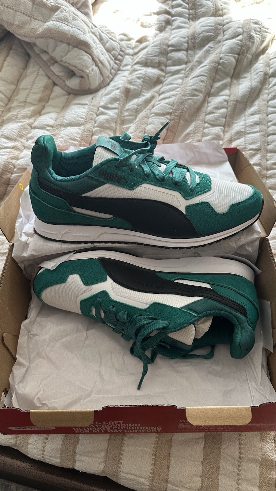 PUMA Softride St Miler Men’s Low Top Lace-Up Colorblock Sneaker 402635 08