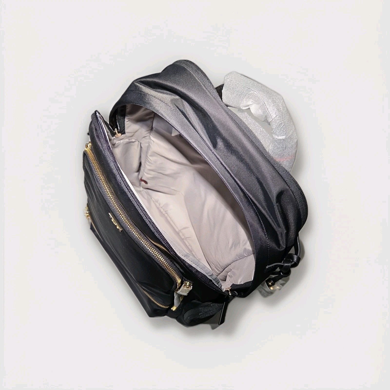 TUMI Voyageur Celina Backpack – Black/Gold