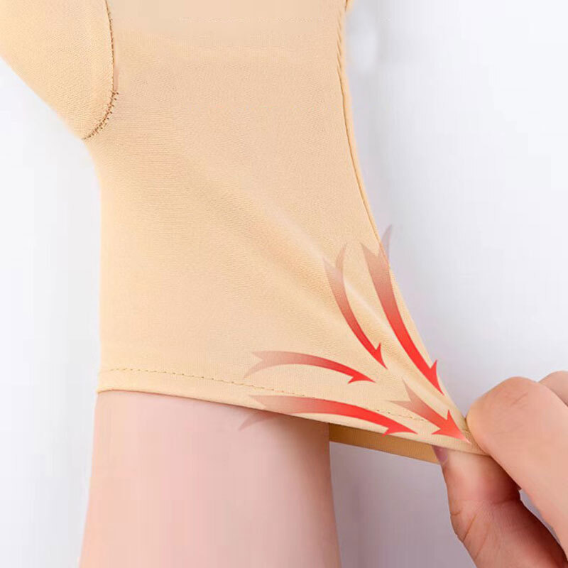 2× Cooling Ice Silk Gloves Anti-UV Sun Protection Half Finger Driving Gloves USA