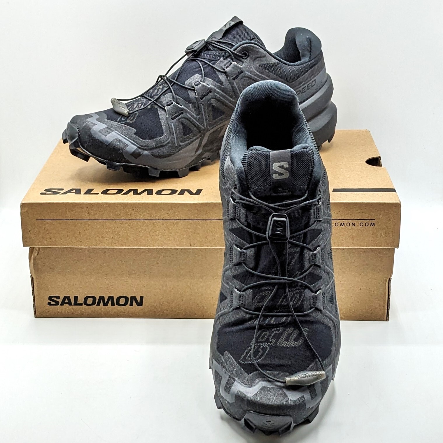 Salomon “Speedcross 6” Women’s Moderate Terrain Running Shoe [Black/Phantom] NEW