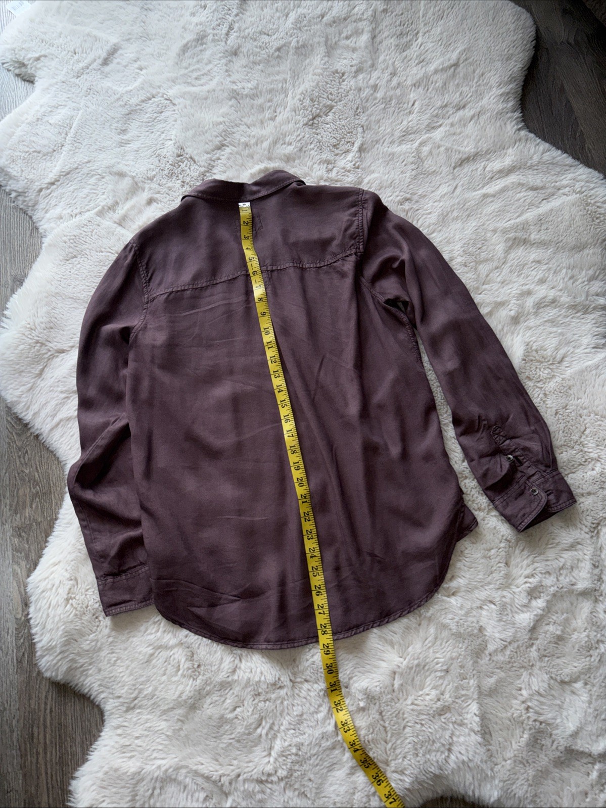 american eagle Women Blouse Size M Color Brown Eggplant