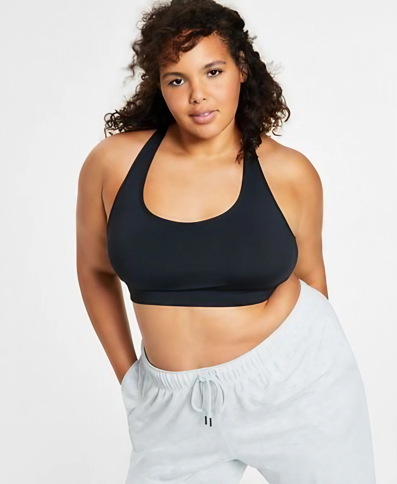 Ideology 2-Pack Plus Size Mid Impact Removable Pads Women’s Sports Bra NWT