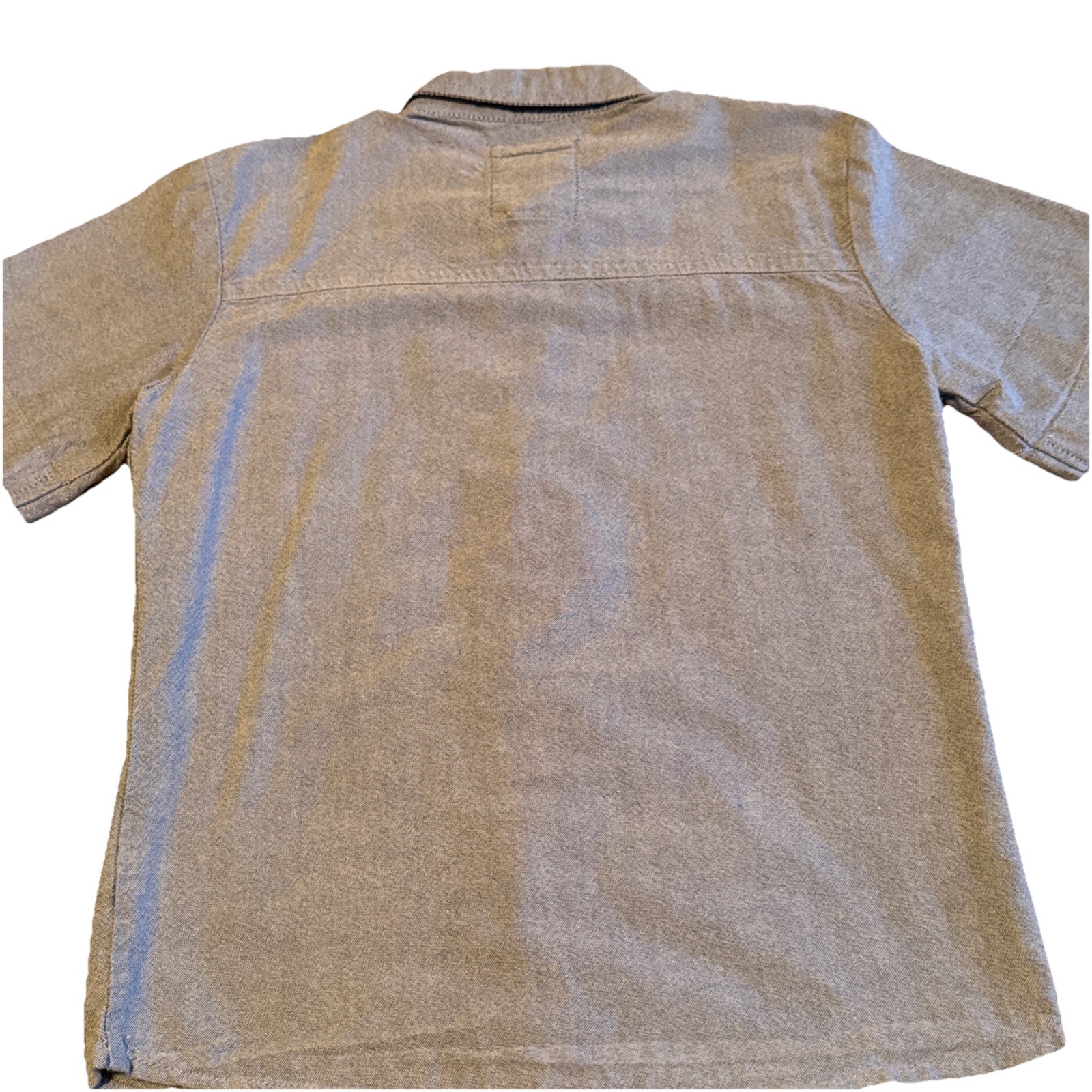Levi’s Youth Boys Denim Light Blue 100% Cotton Button Up short sleeve Size 6