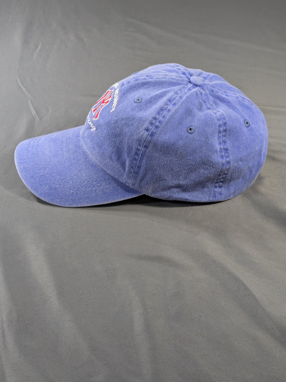 Young Money Racing Hat Strap Back Mens Denim Y2K Blue Cotton Lil Wayne Chambray