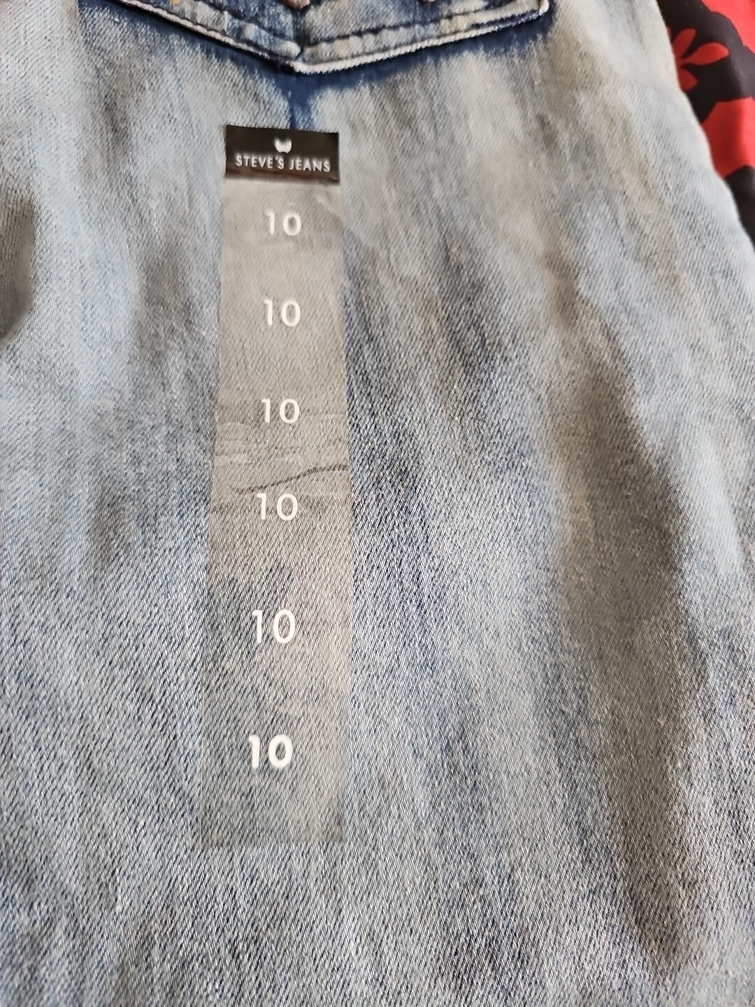 NWT Steve’s Jean’s Stretch Skinny Fit Ladies Size 10 Returns Accepted Inseam 25