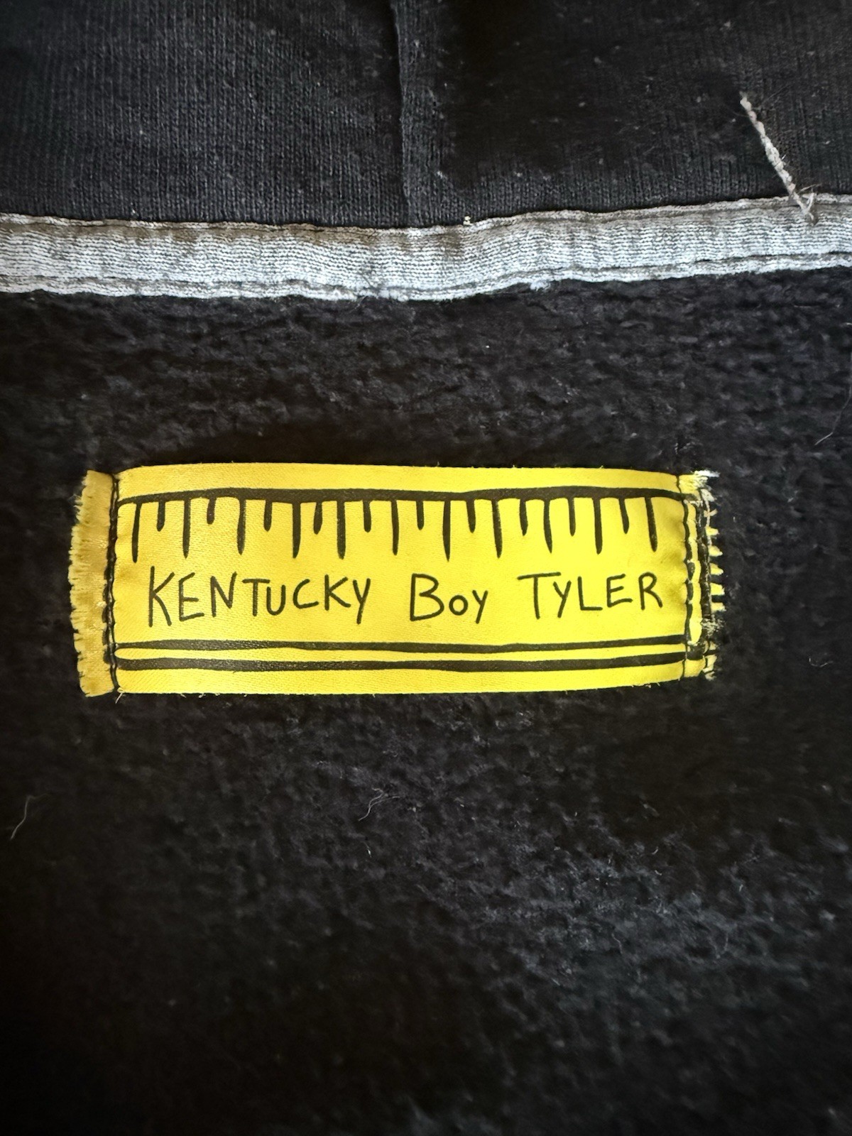 Kentuckyboytyler 1 of 1 Russell Athletic Skunk Fur Trim Distressed Hoodie