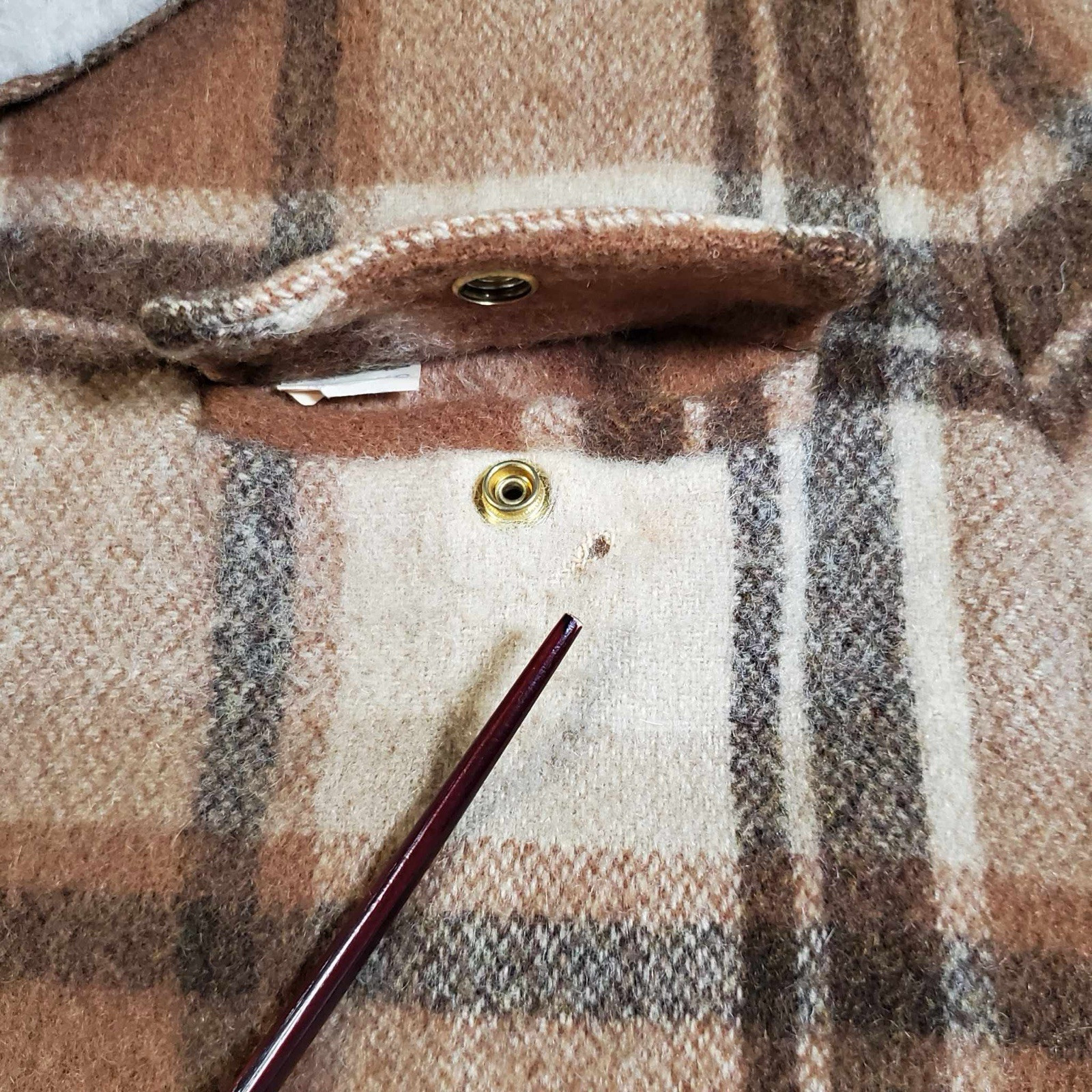 Vintage 70’s 80’s Montgomery Ward Quality Sportswear Jacket Lined Plaid XL RARE