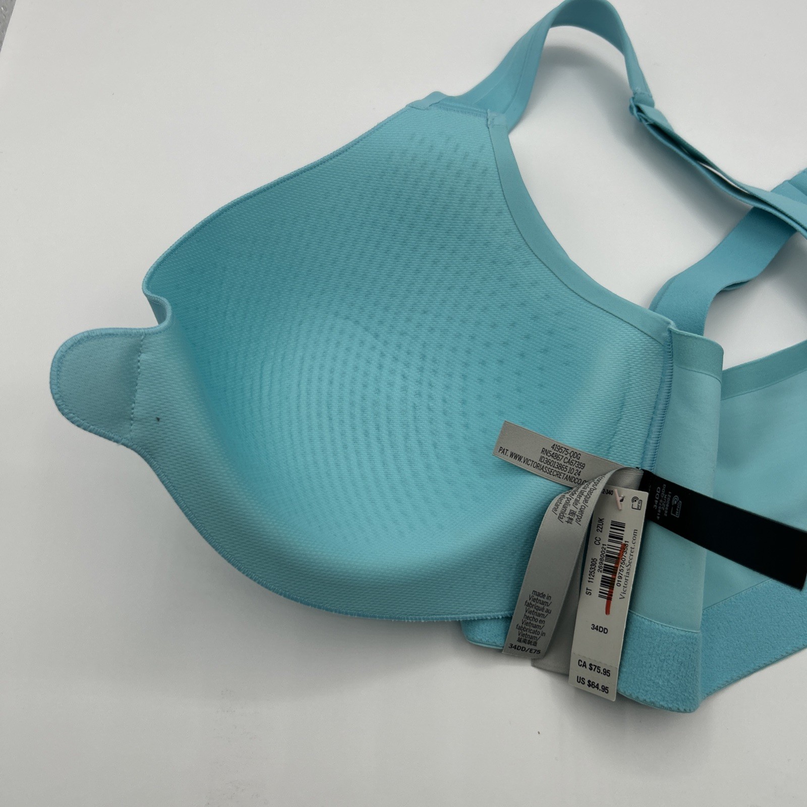 Victoria’s Secret VSX Knockout 2.0 Front-Close Sports Bra Light Blue Pick A Size