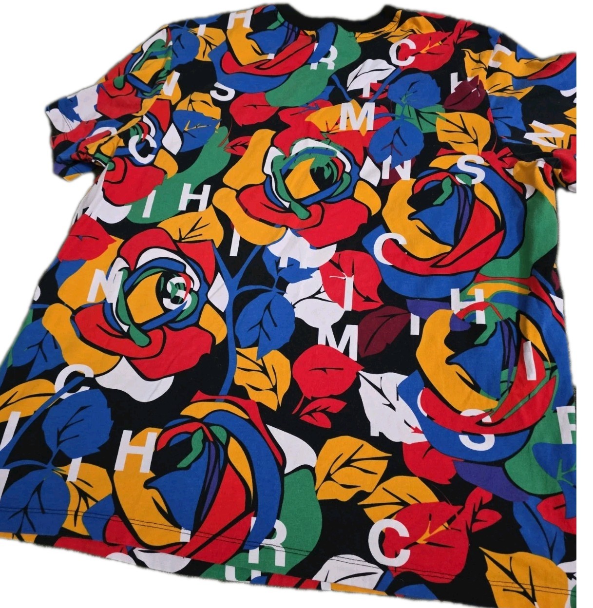 Adidas Originals US Size L RICH MNISI All Over Print Loose Tee T Shirt Top