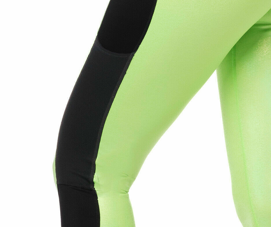 Zumba Shine Bright Crop Leggings (Get in Lime) Green – XS or Small (B239)