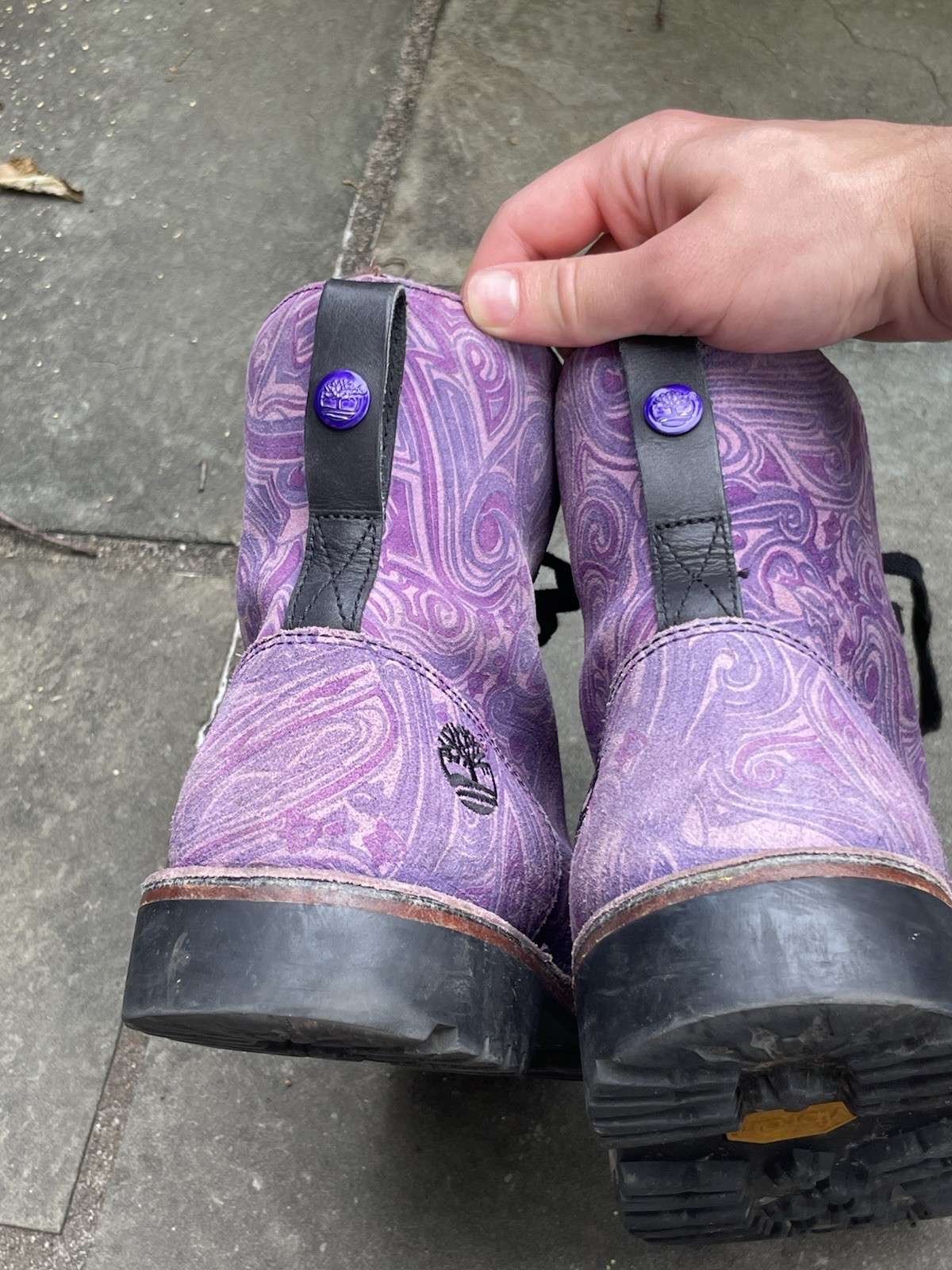 Timberland Purple Reign 1973 Men’s Size 10.5 Boots