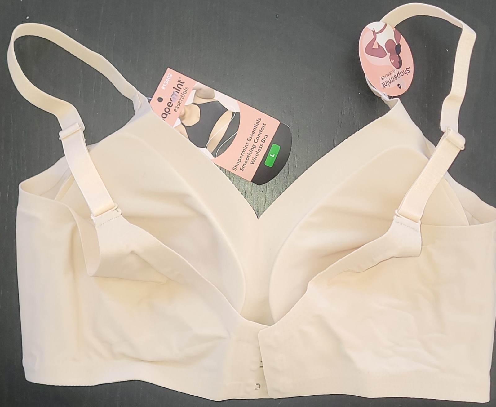 Shapermint Essentials Everyday Comfort Straps Wireless Shaping Bra, L, M, 3XL,