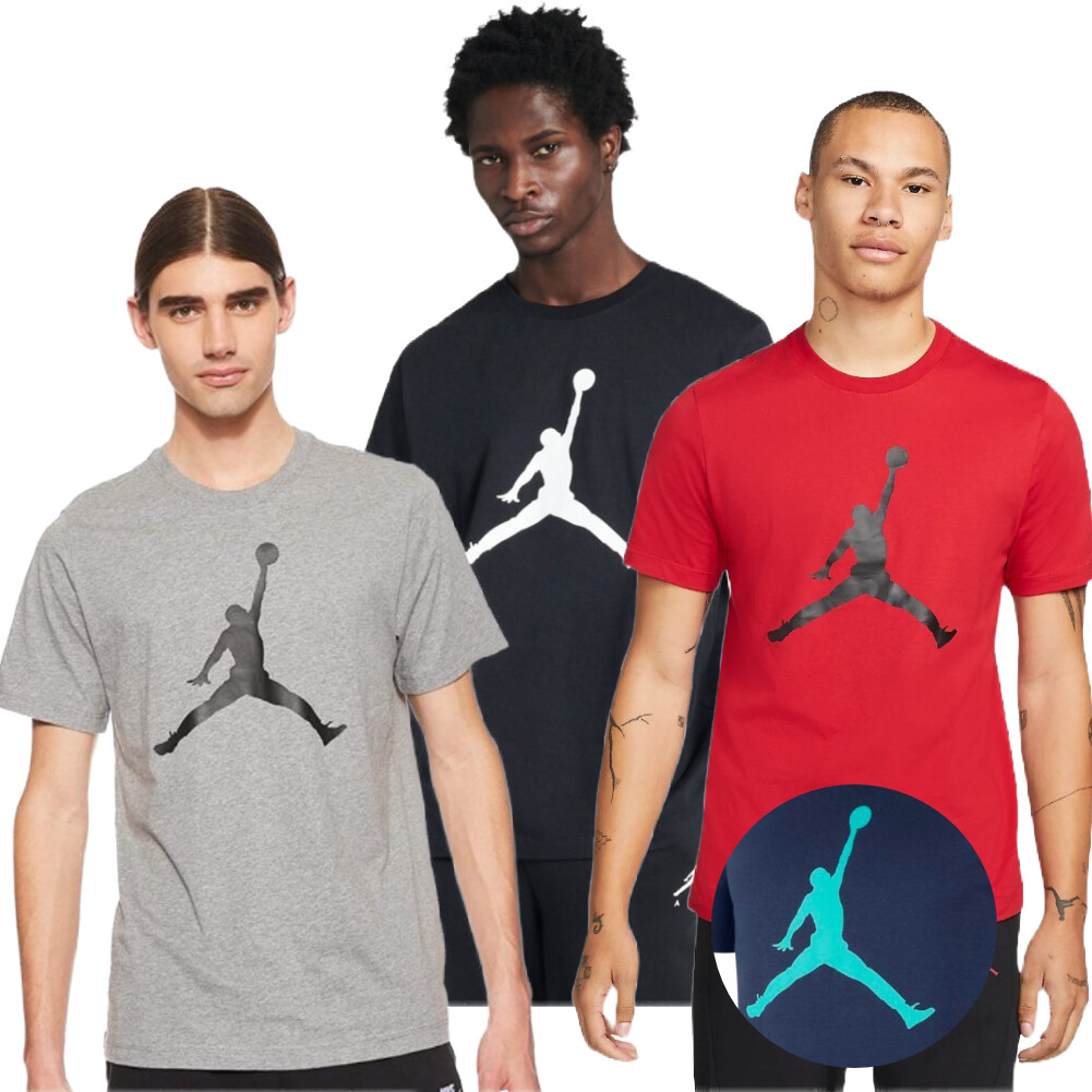 Jordan Men’s T-Shirt Short Sleeve Jumpman Active Crew Athletic Basketball Tee