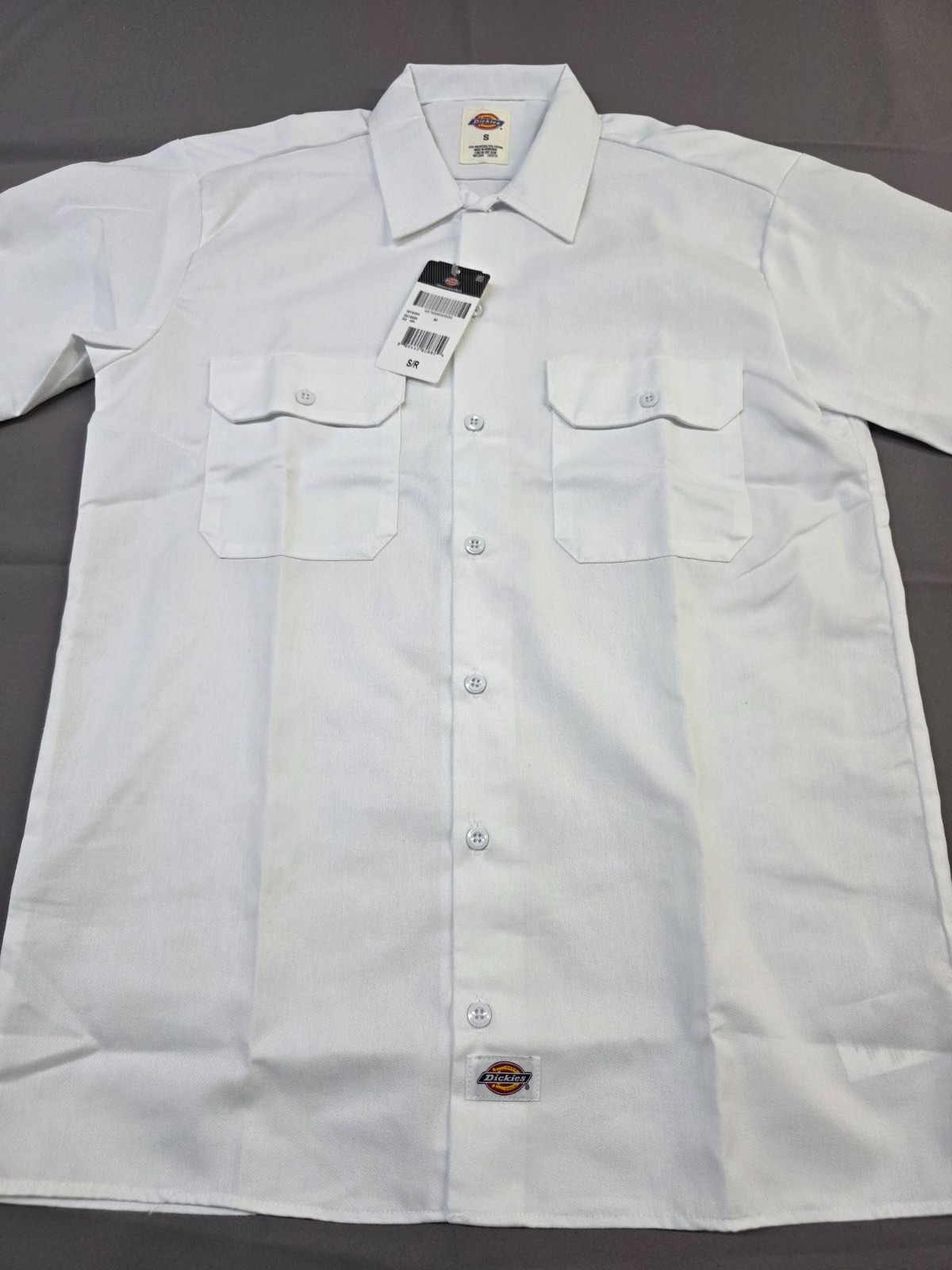 Dickies Men’s Short Sleeve Durable Twill Button Down Work Shirt