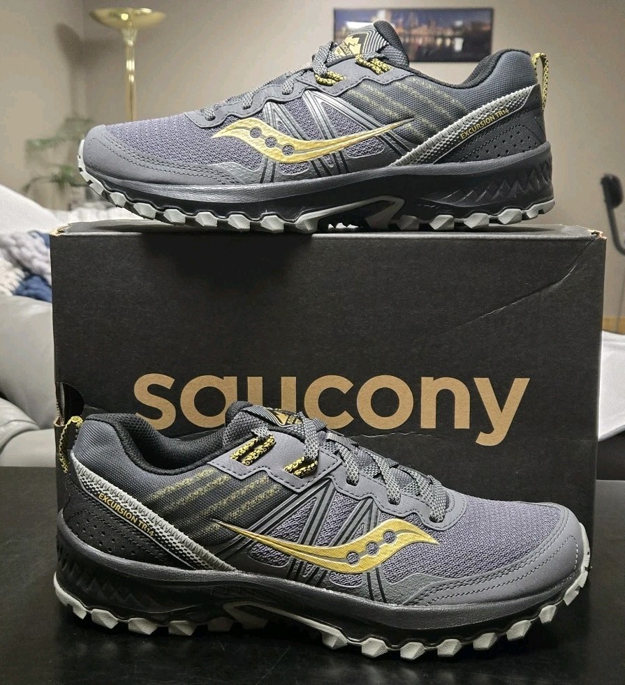 Size 10 – Saucony Excursion TR 14 Gold/Gray SHIPS OUT NEXT DAY 🔥🔥🔥🔥🔥🔥🔥🔥