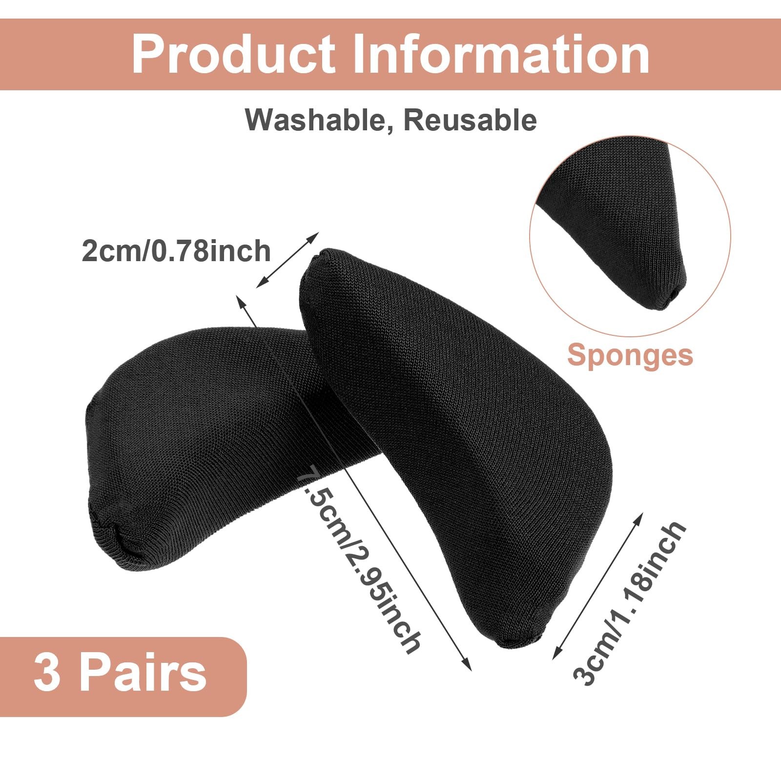 Shoe Filler Inserts Adjustable Shoe Fillers Foot Brace Shoe Pads Toe Cushions