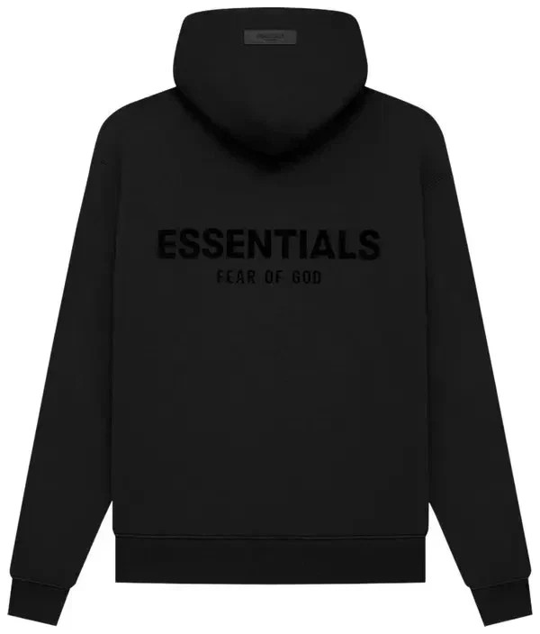 New -FW 22 FEAR OF GOD ESSENTIALS HOODIE Stretch Limo/Black 2110 M