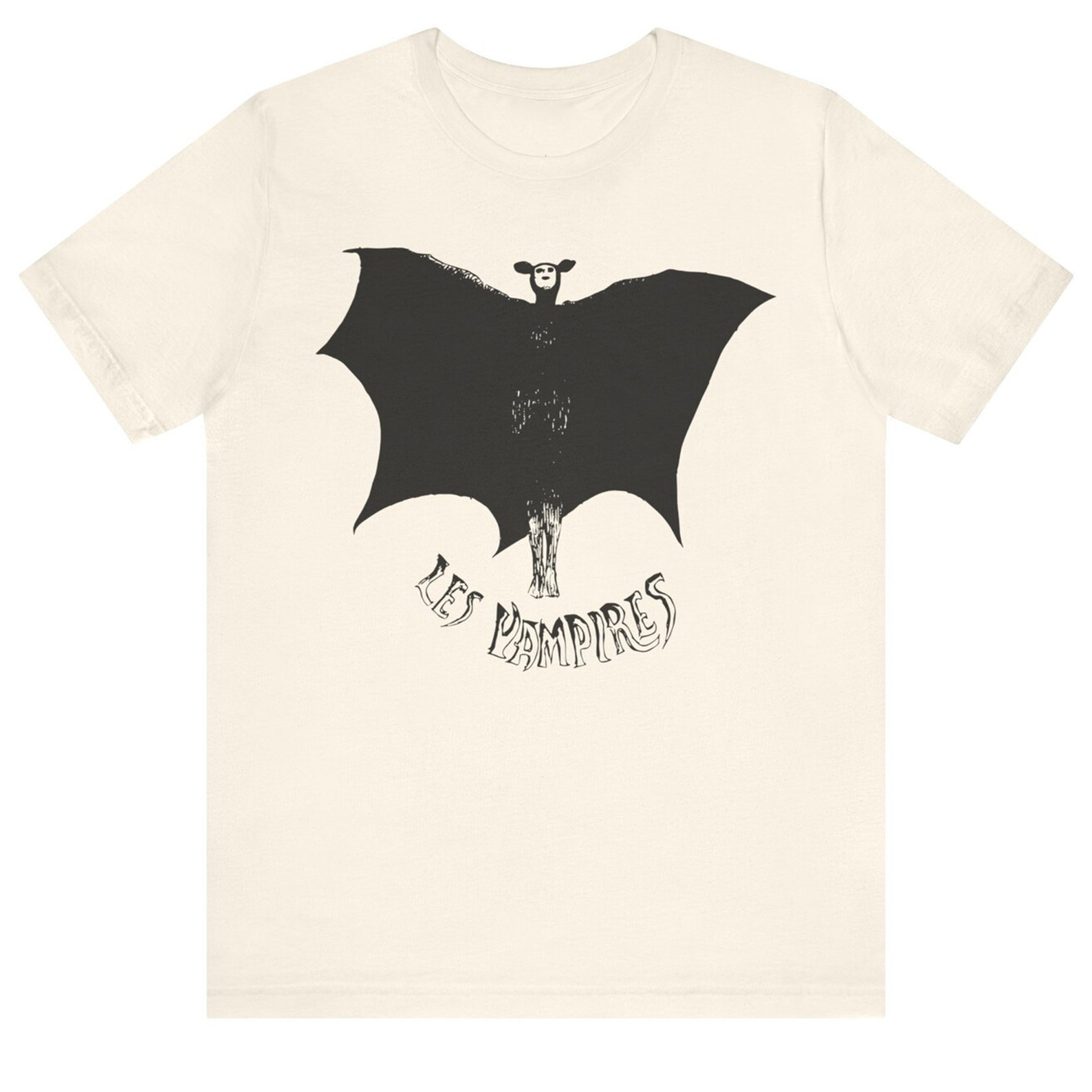 Les Vampires T-shirt Vintage Silent Film Vampyre Crime Movie Classic Unisex Tee