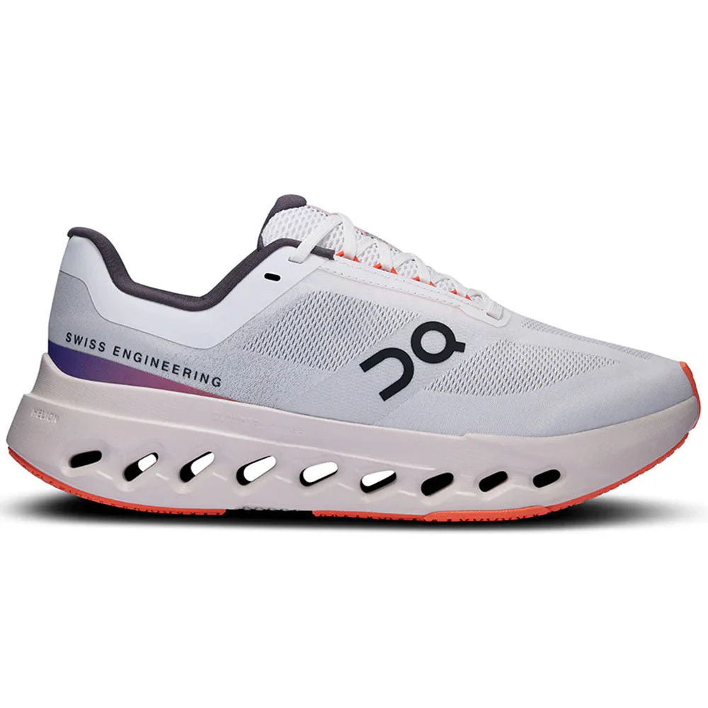 Women’s On Cloudsurfer Next, White/Flame, 11 B Medium US