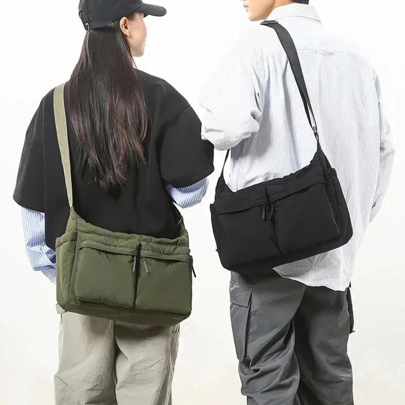 UNIQLO Casual Multi-pocket Messenger Bag Men Women Shoulder Bag Travel Sport Bag