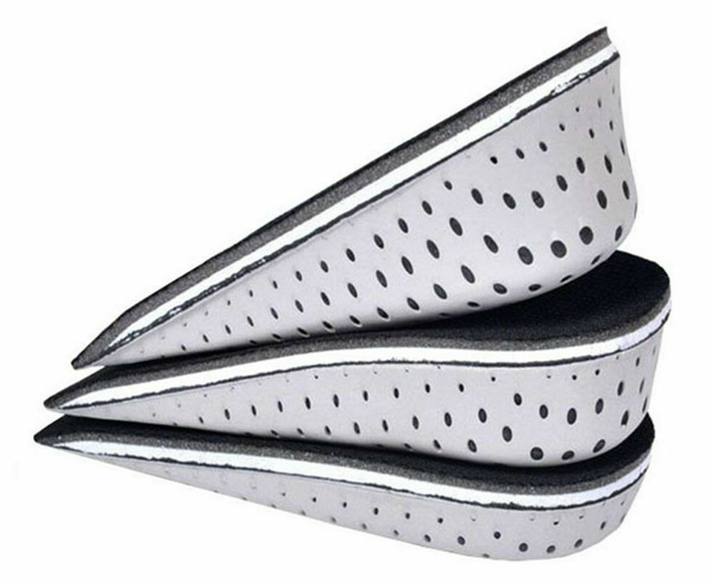 3.8cm 1 pair Height Increasing shoes Insoles Heel Lift Pad Insert Shoe Taller