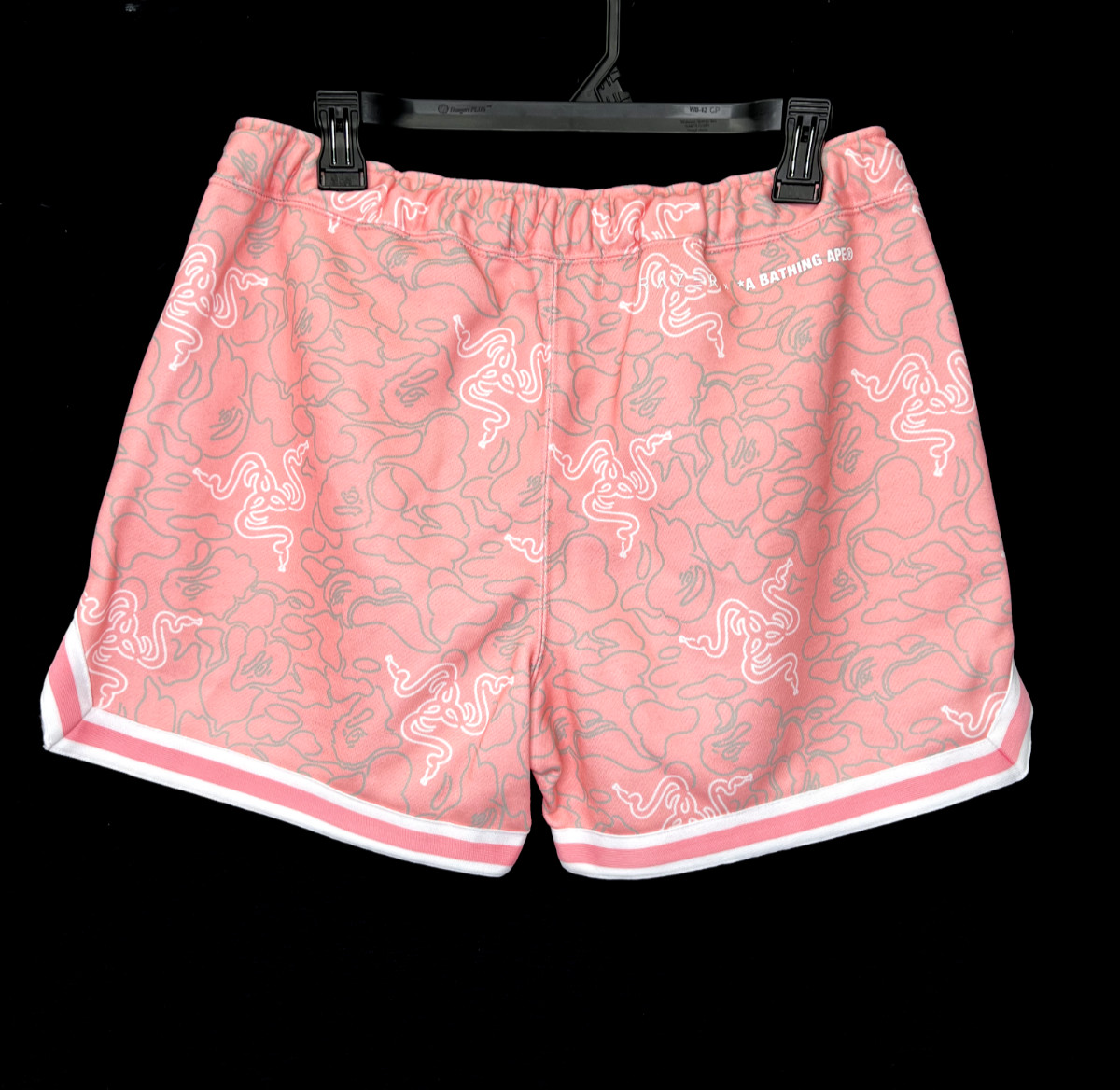 A BATHING APE Bape x Razer Neon PINK Camo Gaming Boy Short Shorts M LADIES B18CS