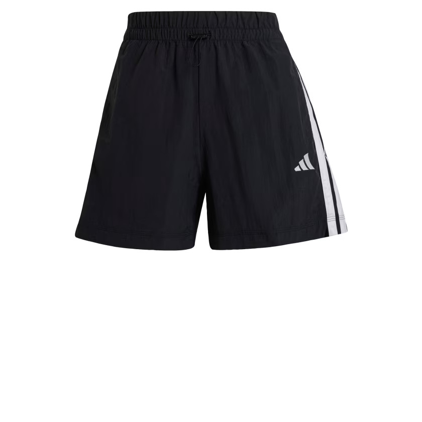adidas women Essentials 3-Stripes Lifestyle Woven Shorts