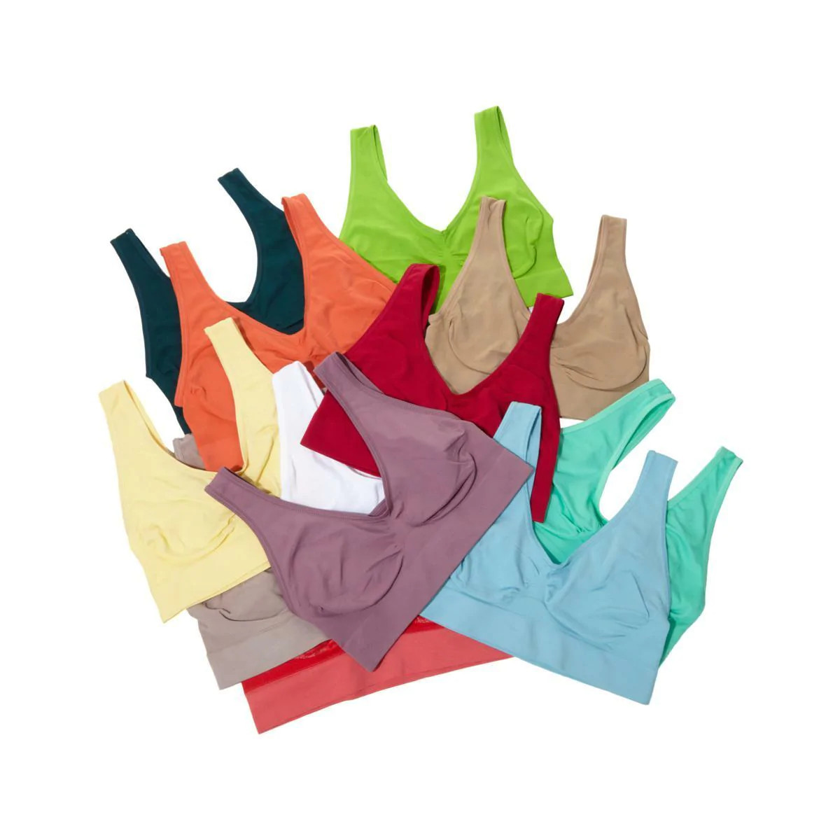 Rhonda Shear Seamless “Ahh” Bra MYSTERY or SAME COLOR 5 Pack 509665-J