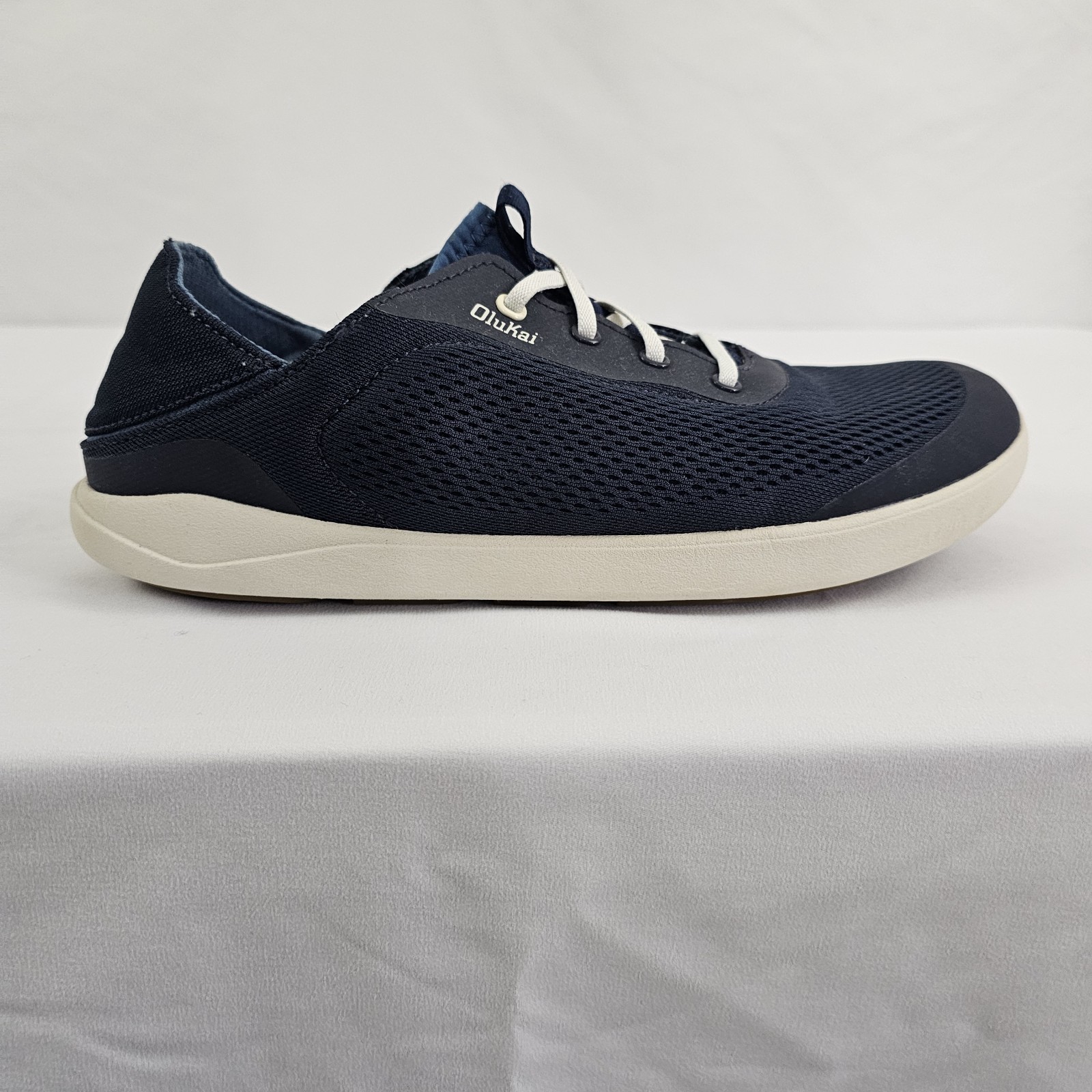 OluKai Moku Pae Boat Shoes Blue Mesh Lightweight Sneakers 10472-DE18 | Men’s 9.5