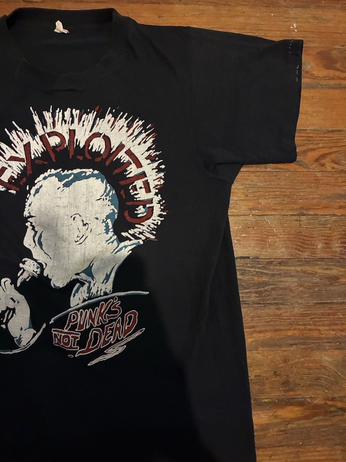 The Exploited vintage t-shirt single stitch GBH Crass Dead Kennedys UK Subs punk