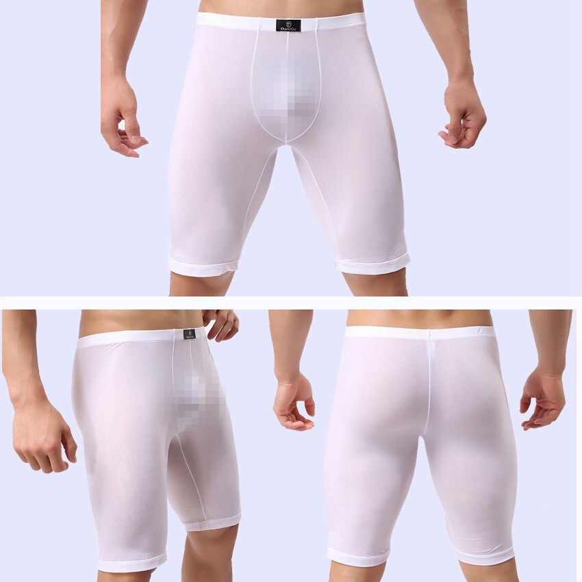 Men’s Underwear Soft Breathable Tight Stretch Boxer Sports Shorts Panties