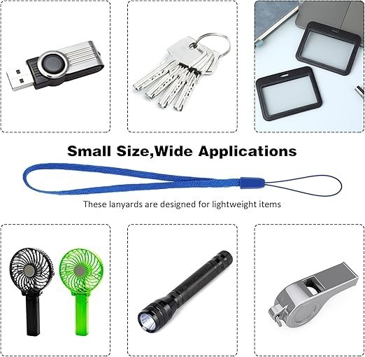 10 or 32 Pcs 7 Inch Colorful Hand Wrist Strap Lanyard for USB Keys Flash Drive