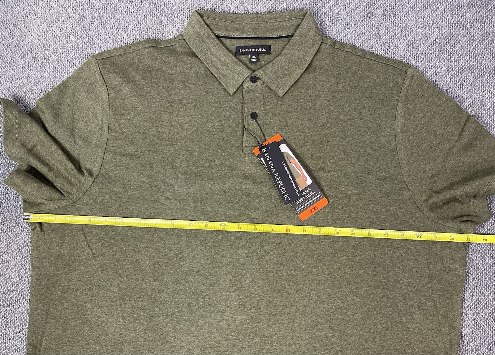 Banana Republic Men’s Luxe Polo in Green, Black or Blue Pick Your Size NWT