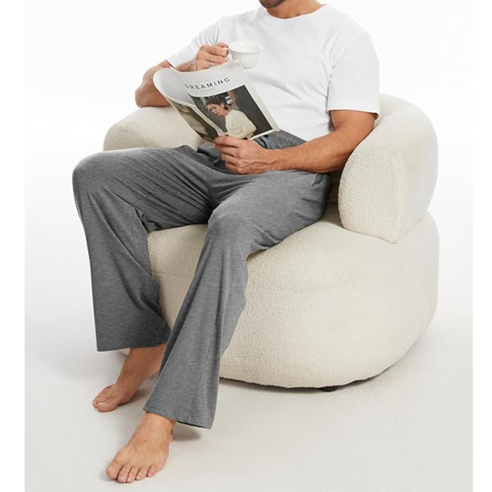 3-Pack Men’s Pajama Pants – Cotton Blend Sleep & Lounge Pants Botton With Pocket