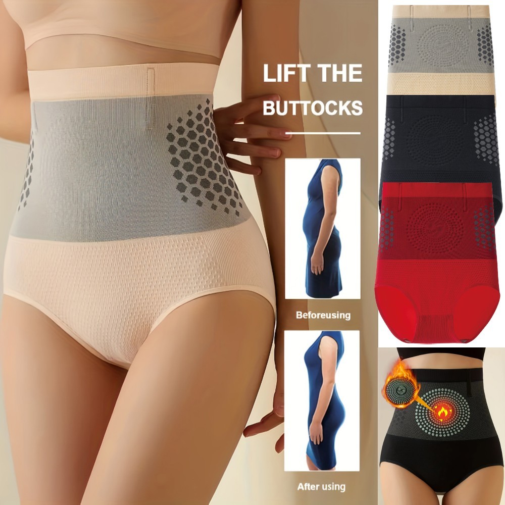 Fat Burning Yoga Pants 4 in 1 Micro Particle Sculpting Shorts Shaping Underwear