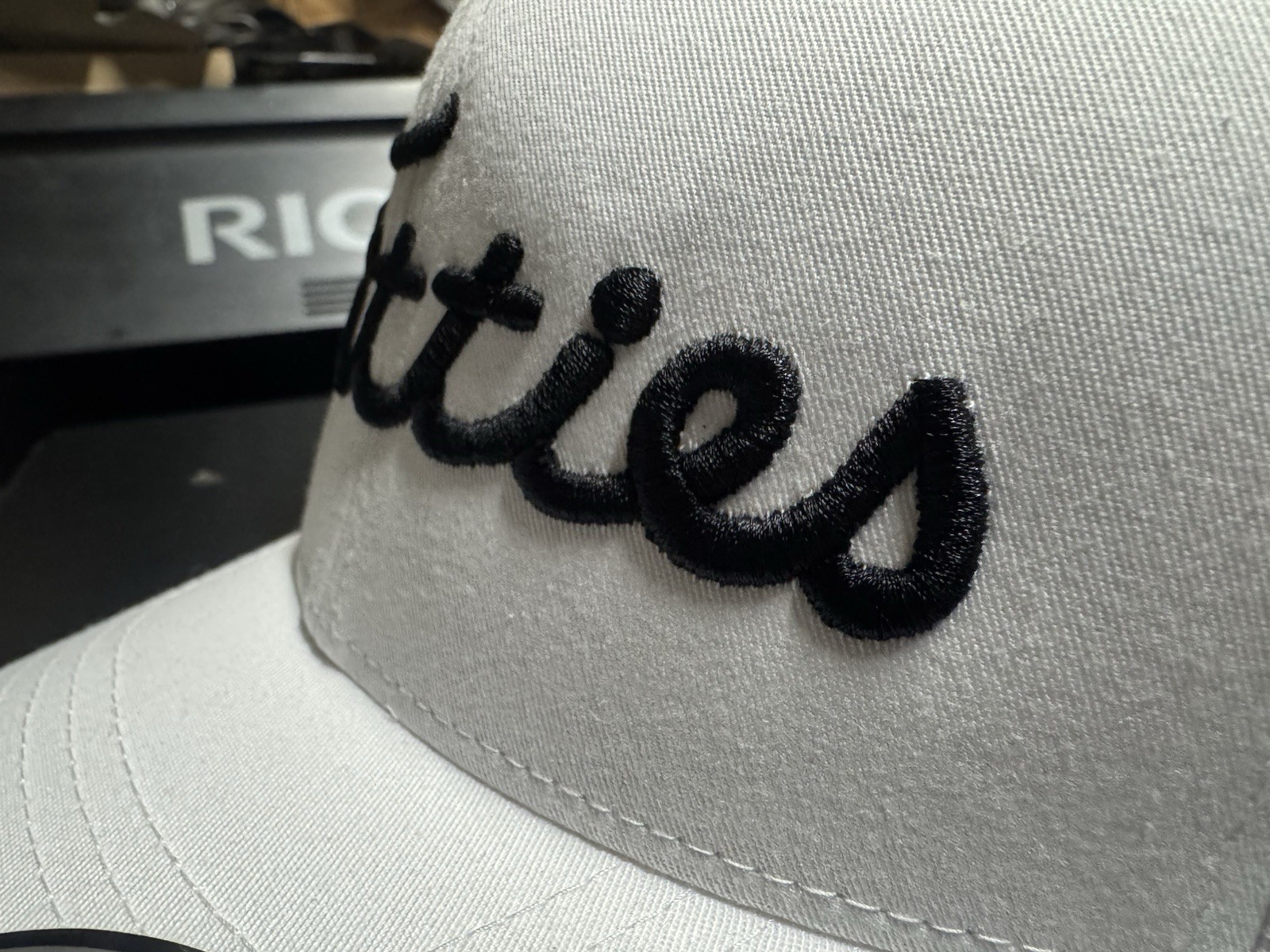 White Titties Golf Snapback Mesh Trucker Hat -Not Titleist – Funny Golf Gift USA