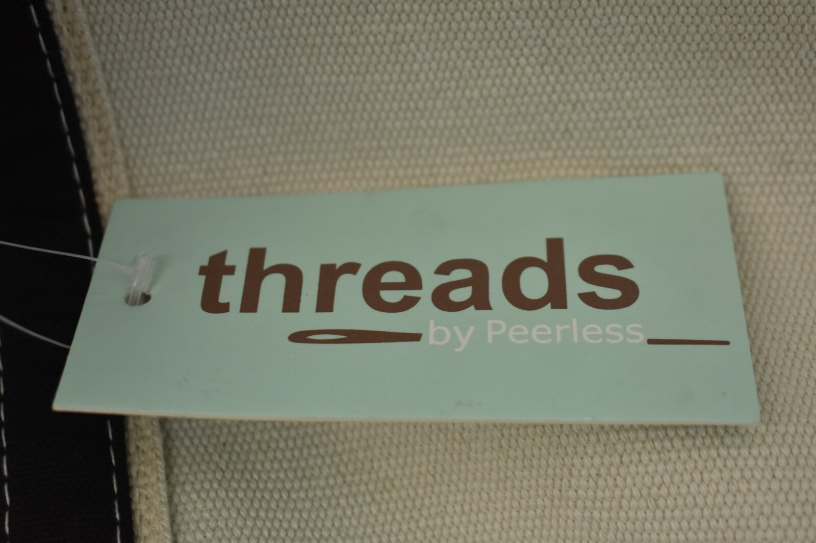 Peerless Threads X-Large Sailing Tote Bag BRANDED Beige Natural Canvas