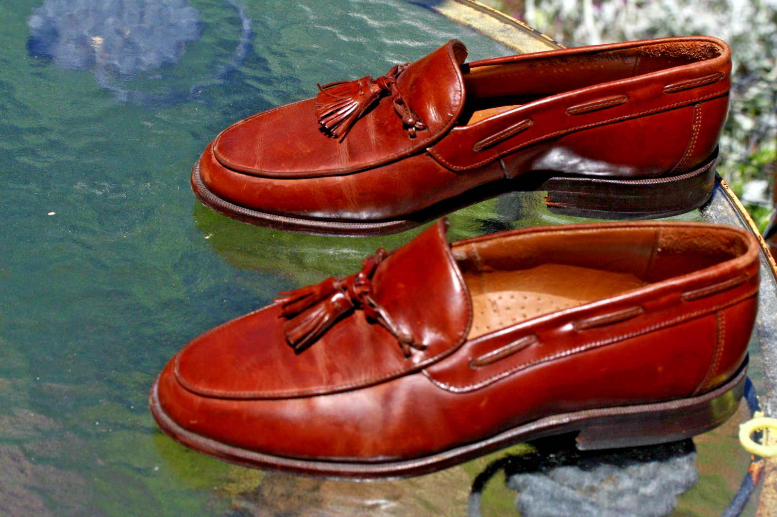 Giorgio Brutini 8 EEE brown loafers