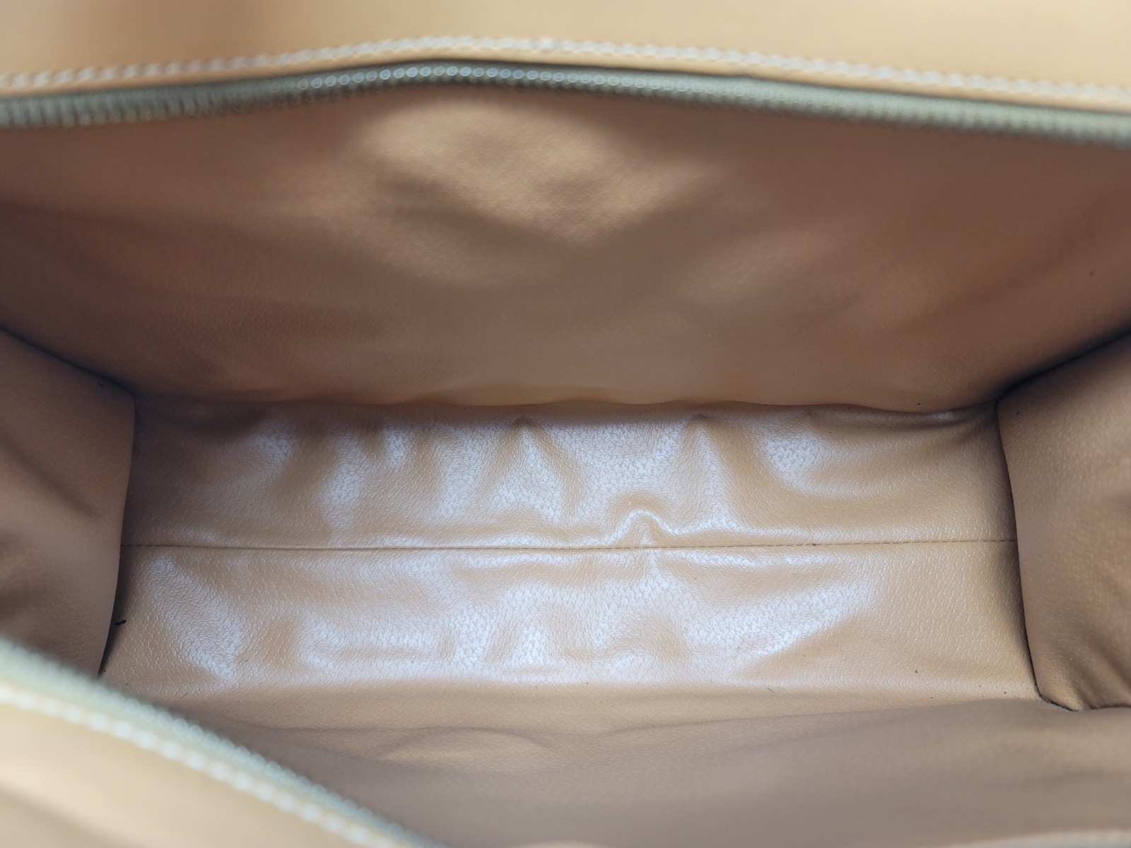 Celine Triomphe Brown Canvas Leather Large Shoulder Hand Bag Authentic Vintage