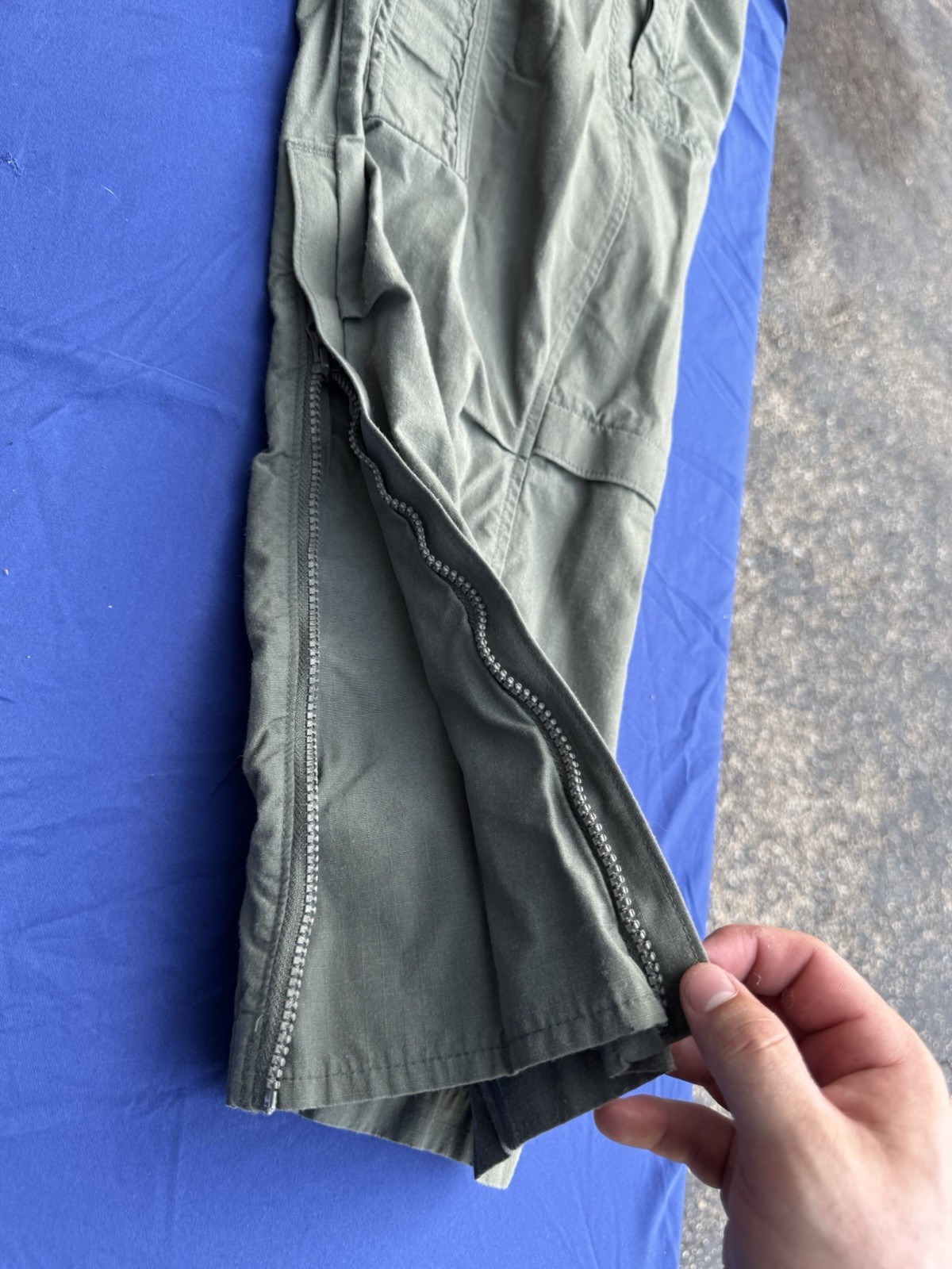 Massif 2 piece flight suit trousers ranger Green Military Workwear 36W LS